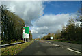 On the A465, heading north, approaching the junction with the B4521