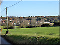 View east over valley of River Brett