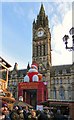 SJ8398 : Merry Christmas Manchester by Gerald England