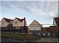 New houses on Dunmow Road, Roundbush Green