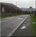 SS9497 : 20 zone near Penyrenglyn Community Primary School by Jaggery