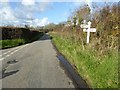 Road junction, Highermoor Cross