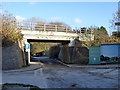 SU8198 : Railway bridge over Slough Lane, Saunderton by Robin Webster
