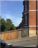 TQ3370 : Garden fence, Jasper Road, Crystal Palace, south London by Robin Stott
