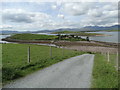 L9390 : Road crossing Inishnakillew towards Inishcottle, Clew Bay by Colin Park