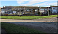 Scaffolding on a Heol Bradford house, Bettws