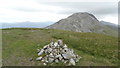 L7754 : The cairn on Benfree with view towards Benbaun by Colin Park