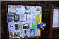 Hardwick village notice board