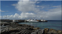 L9702 : Inisheer - Boats moored at quay by Colin Park