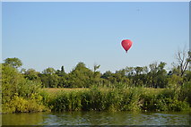 SP4710 : Balloon across the River Thames by N Chadwick