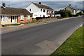 Bungalow and two-storey houses in suburban Lydney