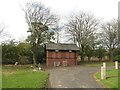 NZ2473 : Toilets, Dudley Cemetery by Graham Robson