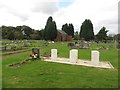 NZ2473 : Commonwealth war graves, Dudley Cemetery by Graham Robson
