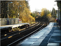 NS5659 : Giffnock railway station by Richard Sutcliffe