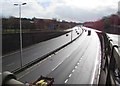 ST3289 : M4 motorway east of junction 25, Newport by Jaggery