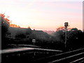 A frosty morning on Bagshot Railway Station