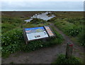TF9643 : Information board at the Stiffkey Salt Marshes by Mat Fascione