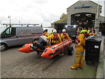 SW5140 : St Ives Lifeboat Crew Back on Land by Roy Hughes