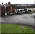 Junction at the bottom of Penybryn Road, Brynmenyn