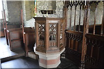 SX4249 : Church of St Germanus - pulpit by N Chadwick