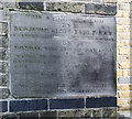 TQ3683 : St Barnabas, Grove Road, Bethnal Green - Foundation stone by John Salmon