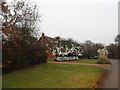 Christmas lights on Brickendon Lane