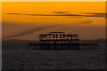 TQ3003 : Starlings over West Pier by Ian Capper