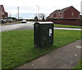 SS9087 : BT telecoms cabinet on a Bettws corner by Jaggery