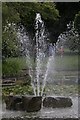 Fountain in the water garden