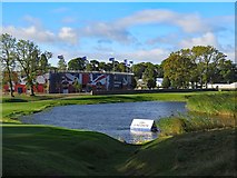 NZ1266 : Close House Golf Course at British Masters by Andrew Curtis