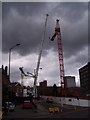 Tower crane on Clarkson Street