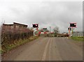 Level Crossing near Axe Farm