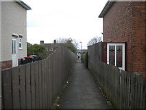 SK5156 : Footpath to Welbeck Street, Kirkby by Richard Vince