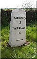 Old Milestone by the A417, north of Stanford in the Vale