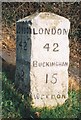 Old Milestone by the A413 at Weedon Hill