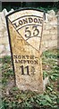 Old Milepost by the B526 near Gayhurst