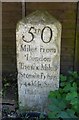 Old Milestone by the unclassified Drove Road, near Gamlingay