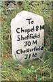 Old Milestone by the B5470, west of Ginclough