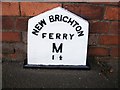 Old Milepost by the B5143 in Liscard