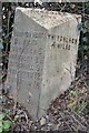 Old Milepost by the A41, north of Bell o