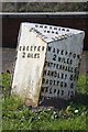 Old Milepost by the A41 in Christleton