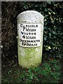 Old Milestone by the A596, Low Whinnow