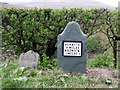 New Milestone by the former A66, near Storms Farm