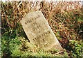 Old Milestone by the A39 layby, Barnacott