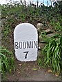 Old Milestone by Redvale Road, St Tudy