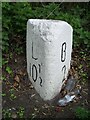 Old Milestone by the A38, west of Collesloggett