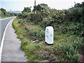 Old Milestone by the former A390, Kitbartley