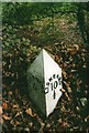 Old Milepost by the A374, west of Sheviock