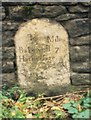 Old Milestone by the B6001, below Sherriff Wood