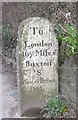 Old Milestone by the A6, north of Whaley Bridge